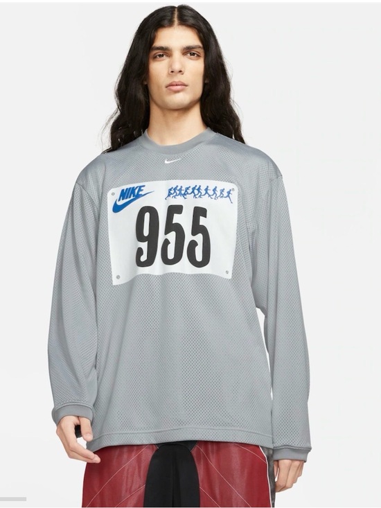 Nike + Cactus Plant Flea Market Other - Nike x Cactus Plant Flea Market CPFM Mens Gray Long-Sleeve Jersey Size Large